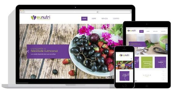 Website institucional moderno com design responsivo.
